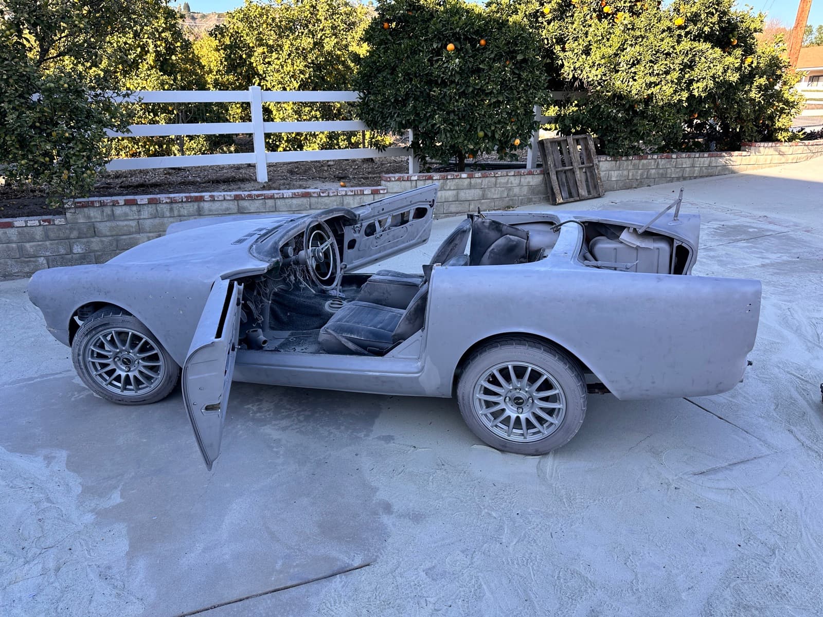Classic Car Restoration dustless blasting