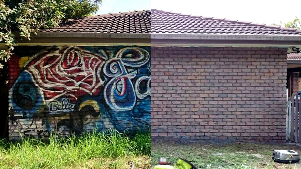 Residential dustless blasting